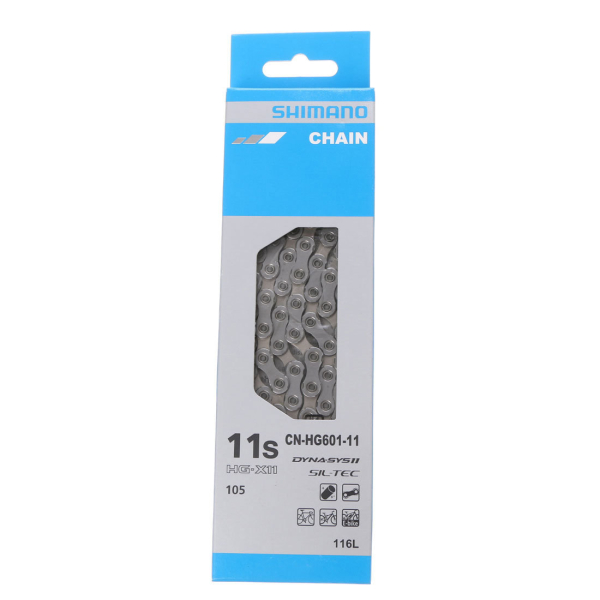 Shimano 105 CN-HG601 Lánc Patentszemes 116 Szemes - ezüst