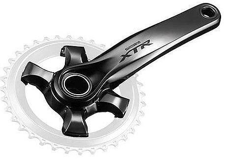 Shimano XTR FC-M9020B Hajtókar Lánctányér És Középcsapágy Nélkül - fekete