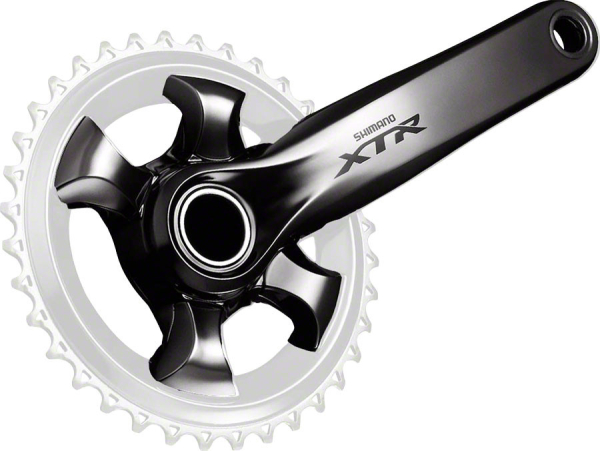 Shimano XTR FC-M9020 Hajtókar Lánctányér És Középcsapágy Nélkül - fekete