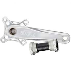 Shimano DXR MX71 Hajtókar SM-BB70 Középcsapággyal Lánckerék Nélkül - ezüst
