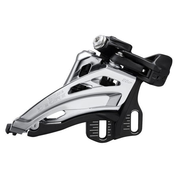 Shimano Deore FD-M5100 E-Type Side Swing Első Váltó - fekete