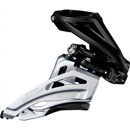 Shimano Deore FD-M617 Side Swing Felső Bilincses Első Váltó - fekete
