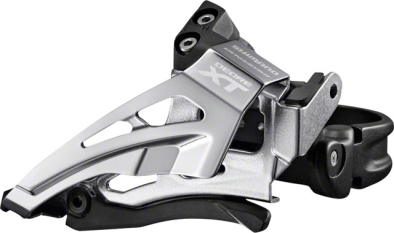 Shimano XT FD-M8000 Tripla Side Swing Alsó Bilincses Első Váltó - fekete
