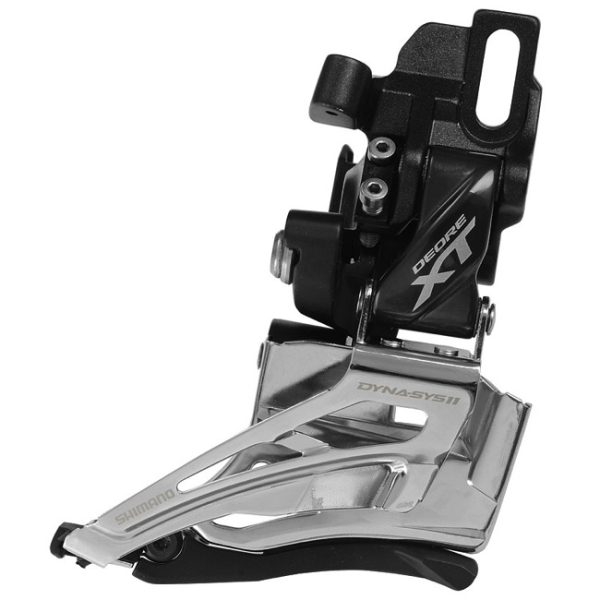 Shimano XT FD-M8025 D-Type Dupla Első Váltó - fekete