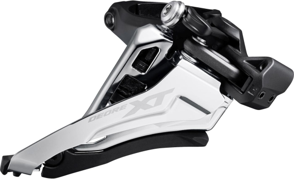 Shimano XT FD-M8100 Közép Bilincses Side Swing Első Váltó - fekete