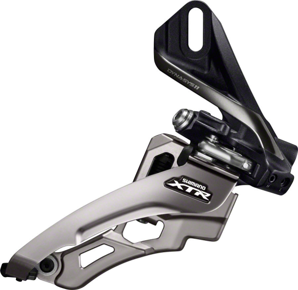 Shimano XTR FD-M9000 D-Type Side Swing Első Váltó - fekete