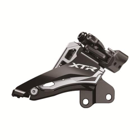 Shimano XTR FD-M9100 E-Type Side Swing Első Váltó - fekete