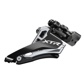 Shimano XTR FD-M9100 Közép Bilincses Side Swing Első Váltó - fekete