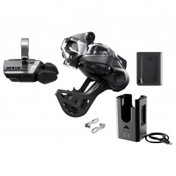 Shimano XTR 9250 Di2 Upgrade GS Hátsó Váltó+Bilincses Váltókar+Töltő+Akku+Patentszem - fekete