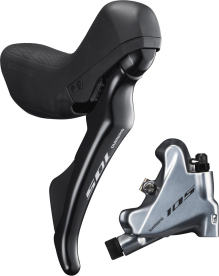 Shimano 105 ST-R7020 + BR-R7070 Ice Tec. Hátsó Országúti Tárcsafék - ezüst