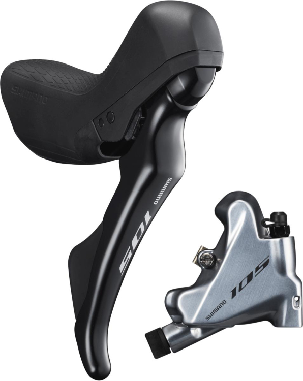 Shimano 105 ST-R7020 + BR-R7070 Ice Tec. Hátsó Országúti Tárcsafék - ezüst