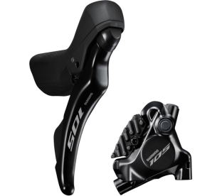 Shimano 105 ST-R7120 + BR-R7170 Ice Tec. Hátsó Országúti Tárcsafék - fekete