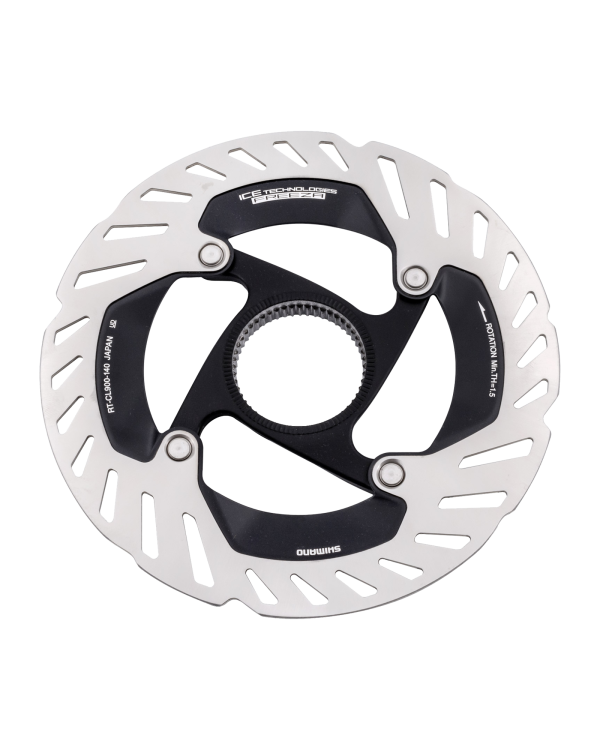 Shimano RT-CL900-SS 140 mm Center Lock Féktárcsa Belső Körmös Rögzítőcsavarral - ezüst