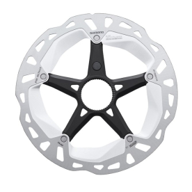 Shimano RT-EM810 180mm Center Lock Féktárcsa STePS Szenzorral Kompatibilis Külső Körmös Csavarral - ezüst