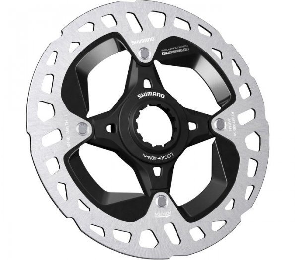 Shimano XTR RT-MT900 140mm Centerlock Féktárcsa Belső Körmös Rögzítőcsavarral - ezüst