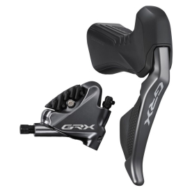 Shimano GRX Di2 ST-RX815 + BR-RX810 Hátsó Hidraulikus Országúti Tárcsafék Hűtőbordás Fékbetéttel - fekete
