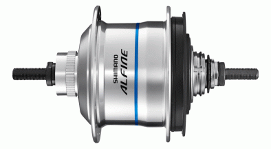 Shimano Alfine Di2 SG-S7051 11 Sebességes Center Lock Hátsó Agy - ezüst