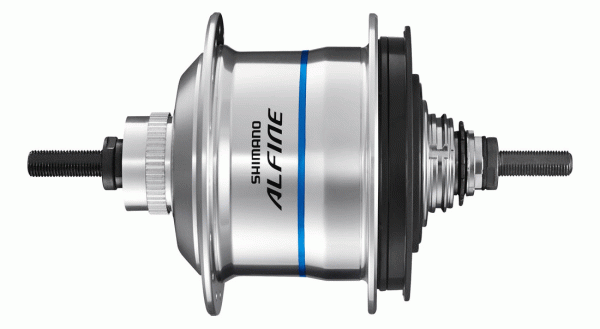 Shimano Alfine Di2 SG-S7051 11 Sebességes Center Lock Hátsó Agy - ezüst