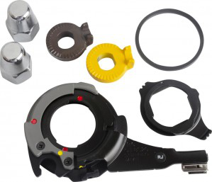 Shimano Nexus Agyváltó Szerelék SG-8R31/8R36/8C31 5R/5L Elfordulásgátló Alátéttel 20° Vázpapucshoz - fekete