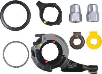 Shimano Nexus Agyváltó Szerelék SG-8R31/8R36/8C31 7R/7L Elfordulásgátló Alátéttel 35° Vázpapucshoz - fekete