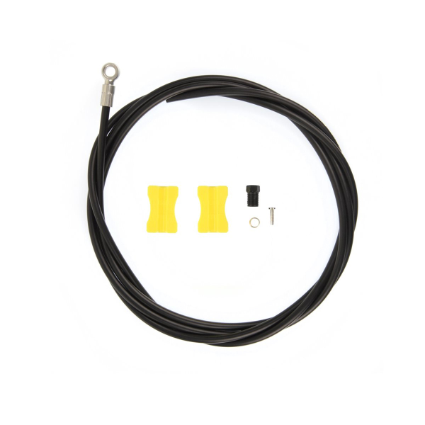 Shimano SM-BH90-SBMA Hidraulikacső 90° - fekete - ezüst