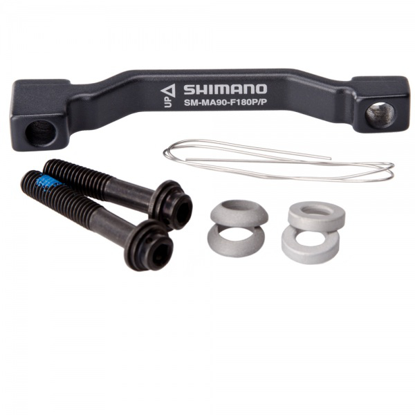 Shimano SM-MA90 Tárcsafékadapter Post Mountról/Post Mountra 160-ról 180-ra Könnyített - fekete