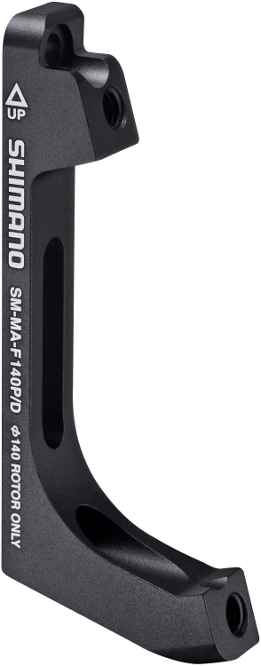 Shimano Tárcsafékadapter Első Post Mountról/Flat Mountra 140-re Flat Mount - fekete