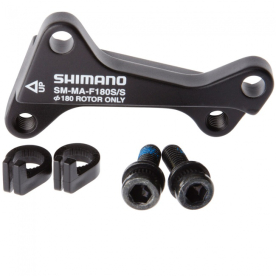 Shimano Tárcsafékadapter Első Standardról/Standardra 160-ról 180-ra - fekete