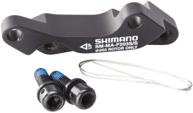 Shimano Tárcsafékadapter Első Standardról/Standardra 160-ról 203-ra - fekete