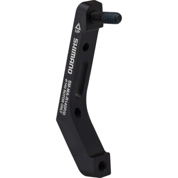 Shimano Tárcsafékadapter Hátsó Post Mountról/Standardra 140-re Flat Mount - fekete