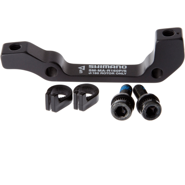Shimano Tárcsafékadapter Hátsó Post Mountról Standardra 160-ra - fekete