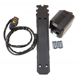 Shimano STePS BM-E6000-B Akkutartó Csomagtartóra Abus/Trelock Zárral Kompatibilis