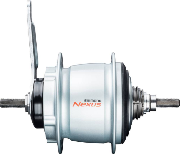 Shimano Nexus SG-C6001 8 Sebességes Kontrás És 5 Csavaros Tárcsafékes Hátsó Agy - ezüst