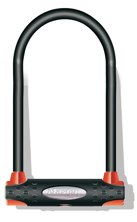 Master Lock 8195W Kerékpár U-Zár 110x280mm - fekete