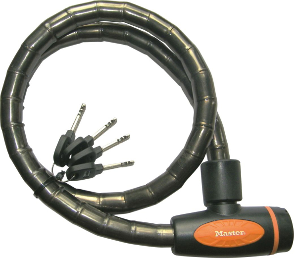 Master Lock 8228 Görgős Kerékpár Zár - szürke