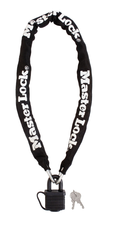 Master Lock 8390 Láncos Kerékpár Zár - fekete