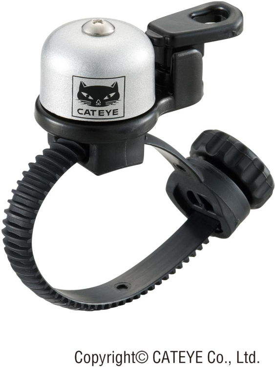 Cateye Flex-Tight Bell Oh-2400 Kerékpár Csengő - ezüst