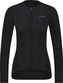Shimano Futuro Női Hosszú Ujjú Kerékpáros Mez - fekete