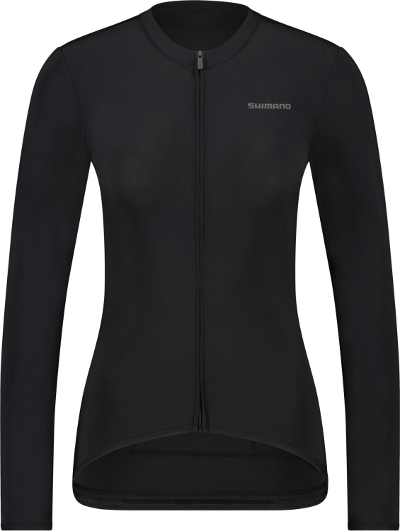Shimano Futuro Női Hosszú Ujjú Kerékpáros Mez - fekete