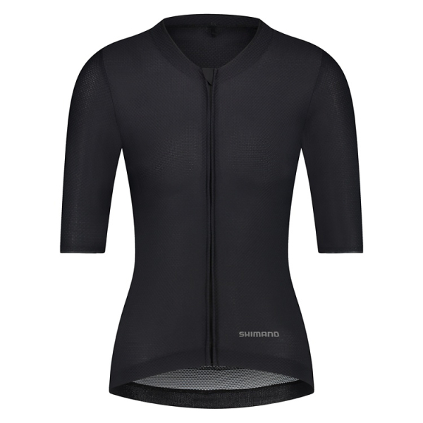 Shimano Piuma Női Rövid Ujjú Kerékpáros Mez - fekete
