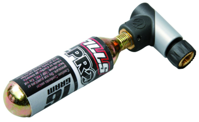 PRO Micro Co2 Menetes Patronos Kerékpár Pumpafej - fekete