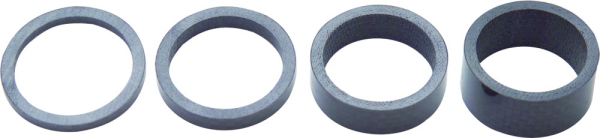 PRO A-Head Távtartó Készlet Carbon 1 1/8" - fekete