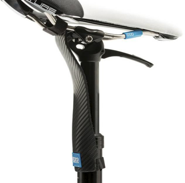 PRO Állitható Magasságú Nyeregcső Védő 125mm - fekete