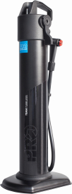 PRO Team Kerékpár Műhelypumpa Tubeless Tartállyal - fekete