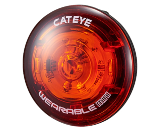 Cateye Wearable Mini Sl-Wa10 Kerékpár Hátsó Lámpa Ruhára - piros
