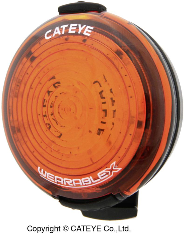 Cateye SL-WA100 Wearable-X Bárhova Tehető USB Kerékpár Hátsó Lámpa - piros