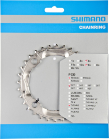 Shimano FCM532 / FCM590 32T Lánctányér - ezüst