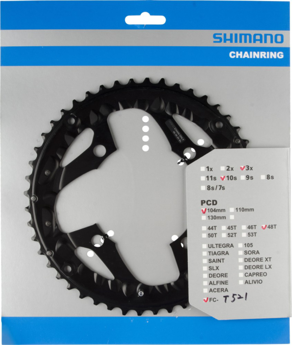 Shimano FC-T521 Lánctányér 48 Fog - fekete