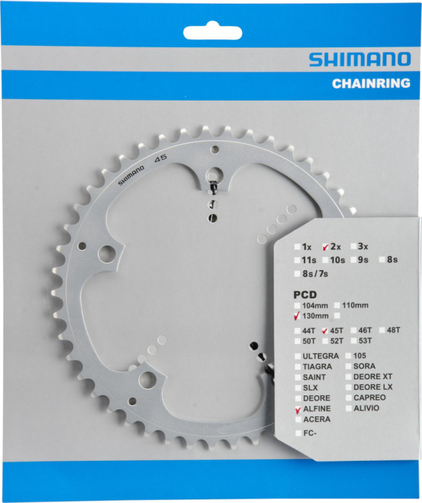Shimano Alfine FC-S501 Lánctányér 45 Fog - ezüst