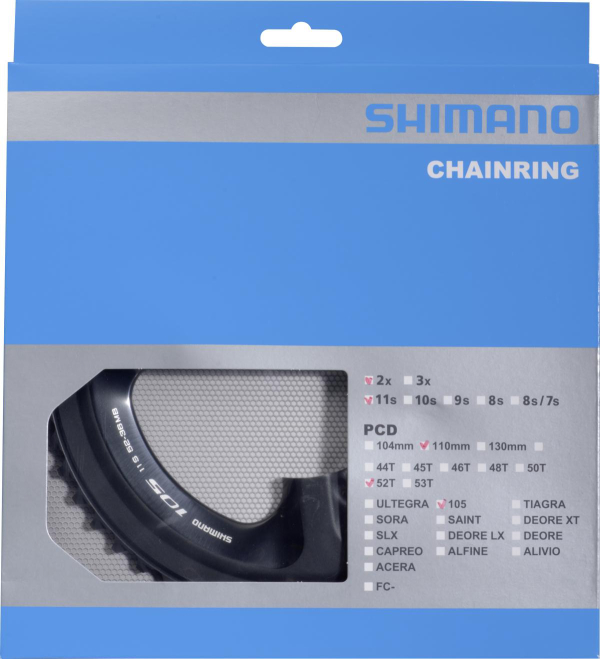 Shimano 105 FC-5800 MB Lánctányér 36 Fog - fekete